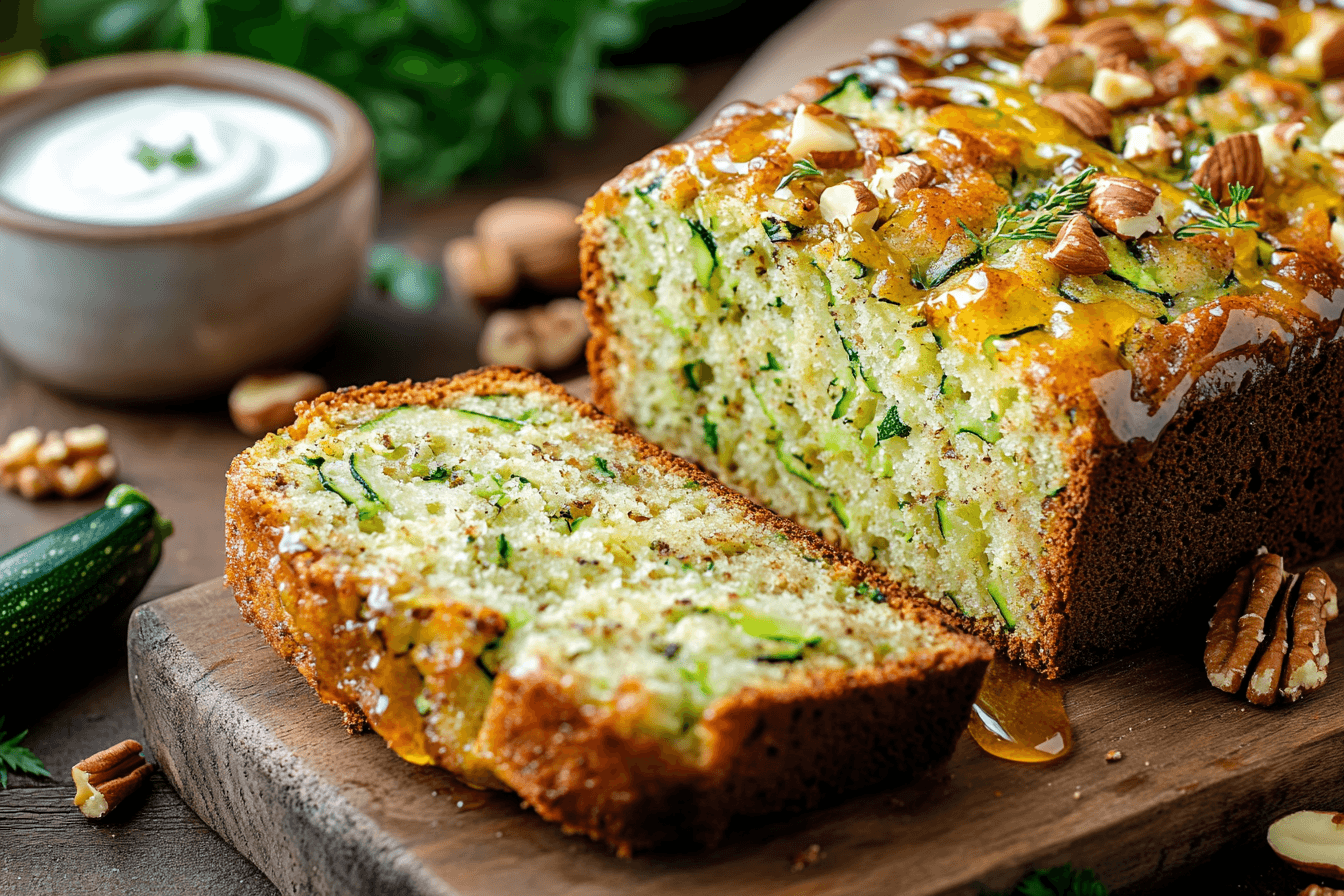 Greek Yogurt Zucchini Bread